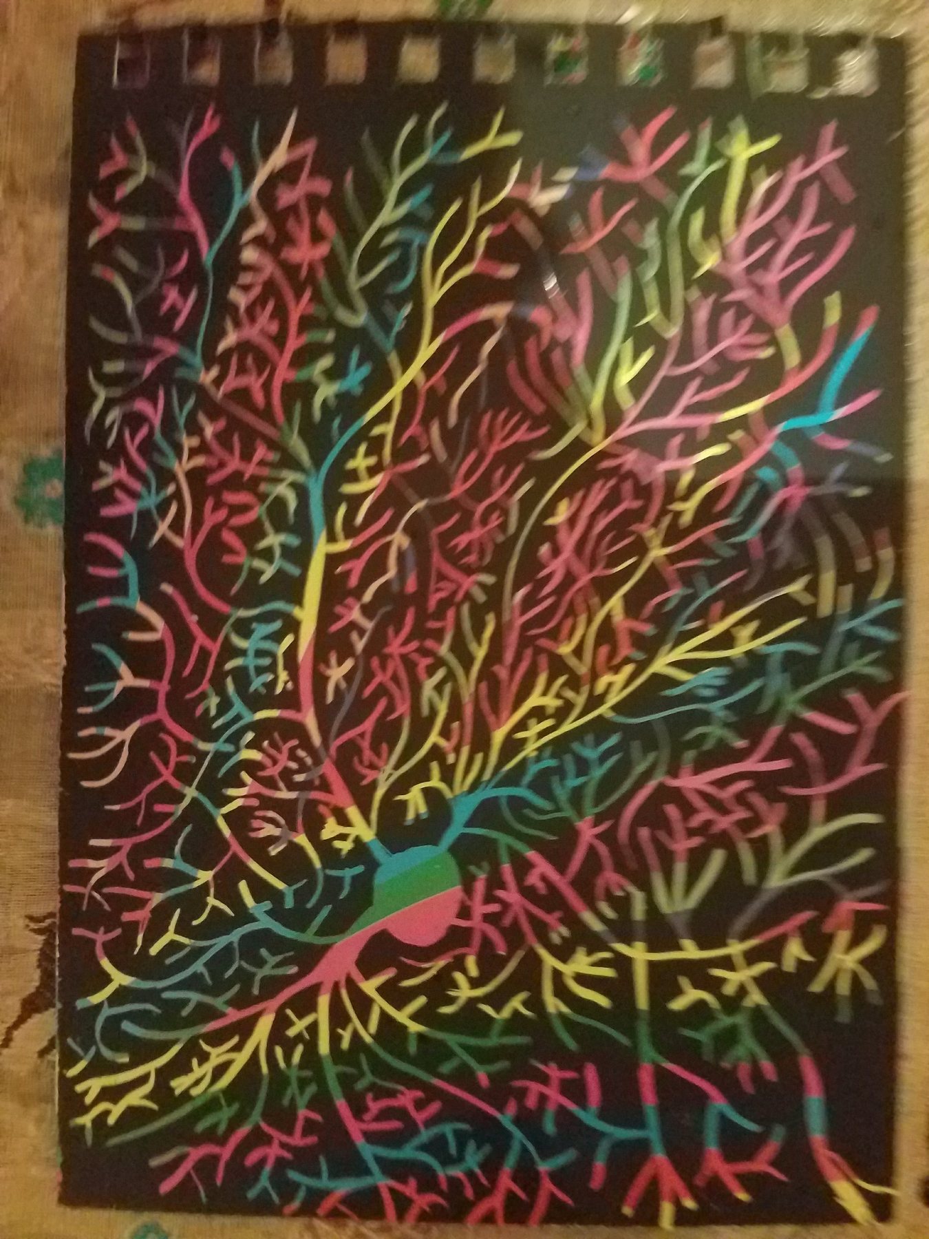 Chromatic in a Gold Frame, 2018