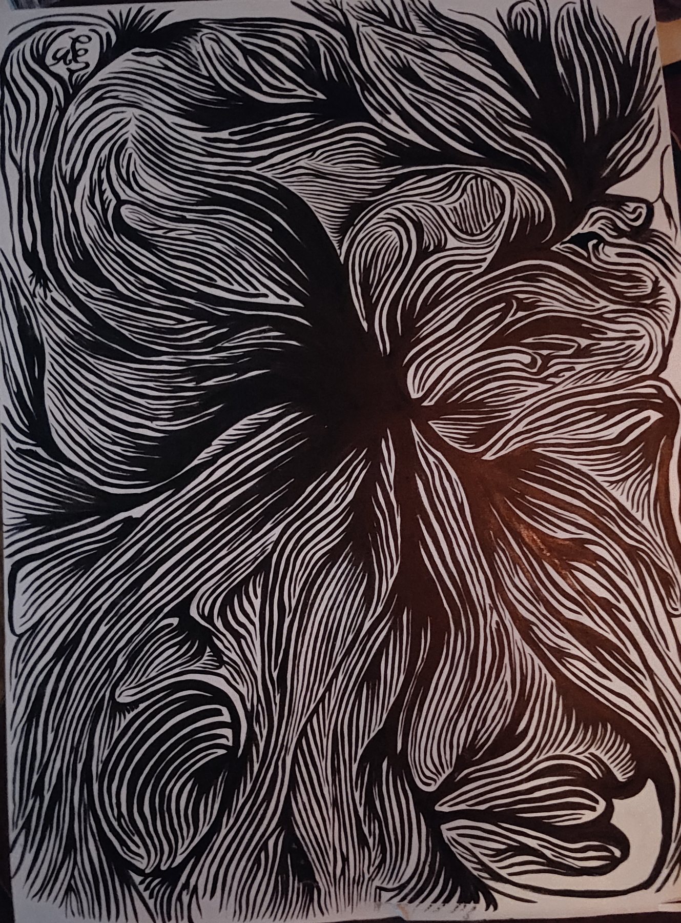 Warm Dark Swirl, 2025